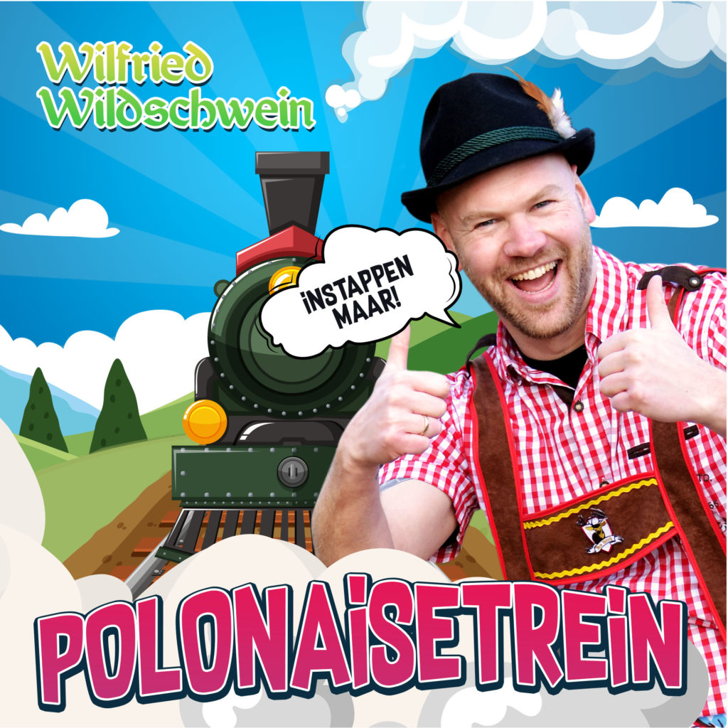 Wilfried Wildschwein en Rood-Hit-Blauw tellen af naar nieuwe Feest- & Carnavalssingle “Polonaisetrein!”