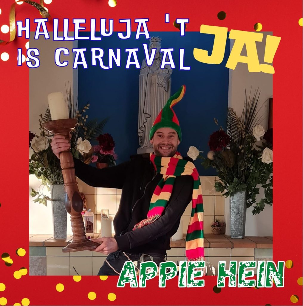 Appie Hein komt fans en luisteraars tegemoet met ‘Halleluja, ’t is carnaval ja!’