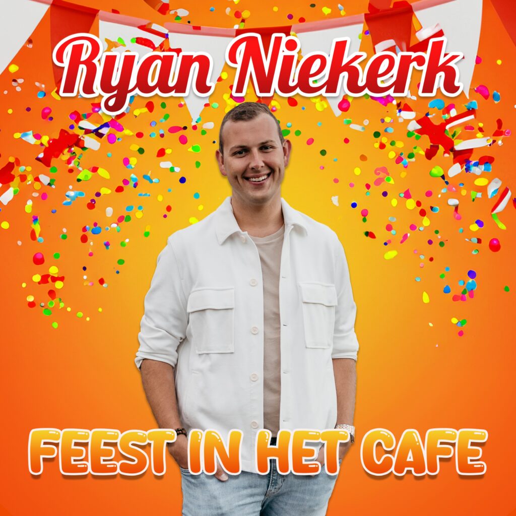 Ryan Niekerk hangt zelf de slingers op bij z’n nieuwe feestkraker ‘Feest in het café’
